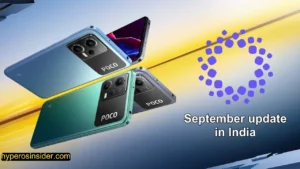 POCO X5 September update