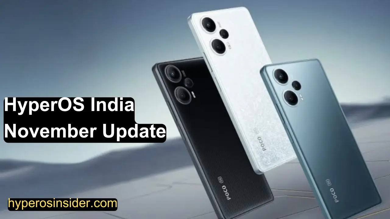 Poco F5 India November Update