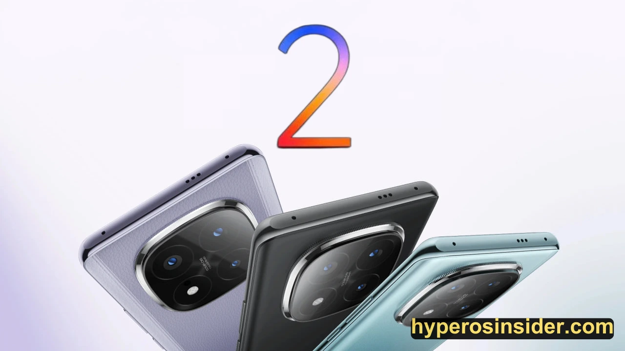 hyperos 2 for redmi note 14 pro models