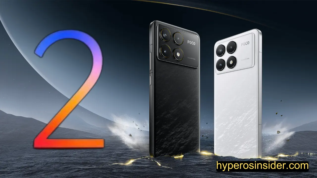 HyperOS 2 updates in x6 pro and f6 pro