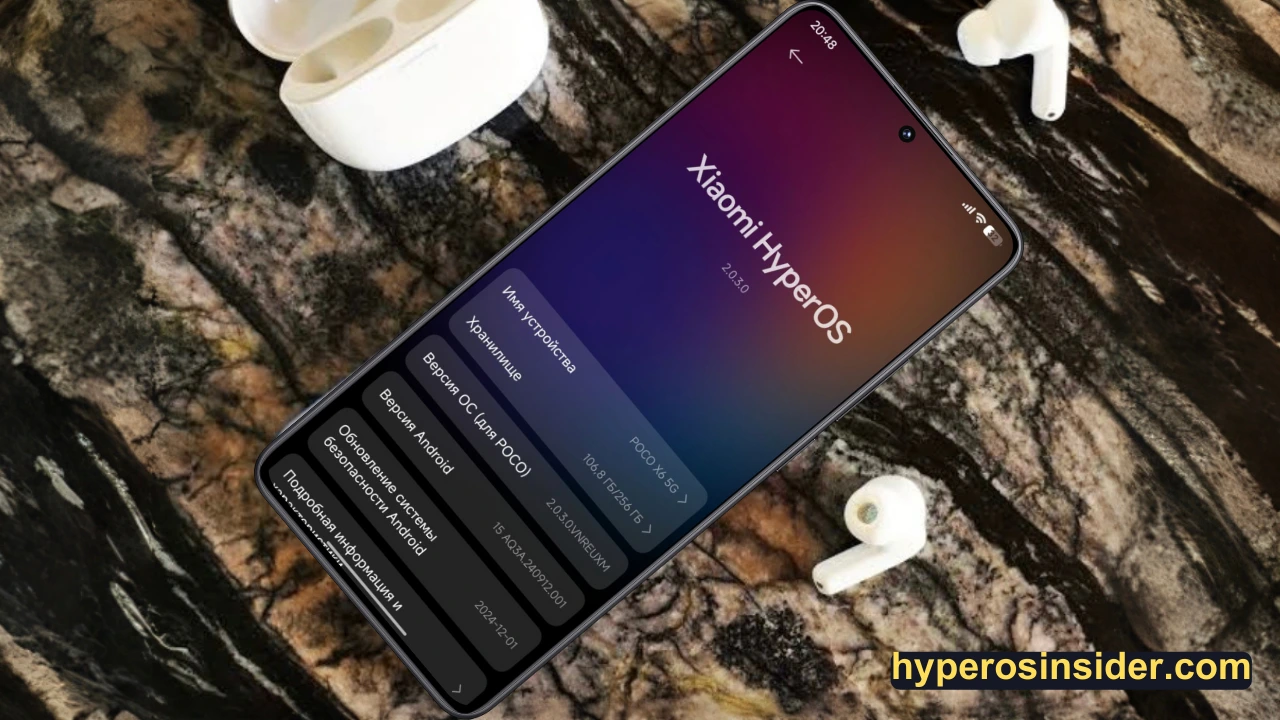 Poco X6 HyperOS 2 December update