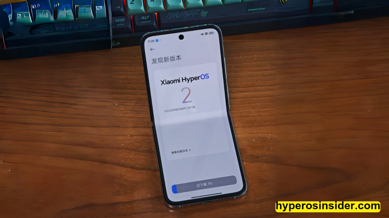 Mix flip HyperOS 2 update