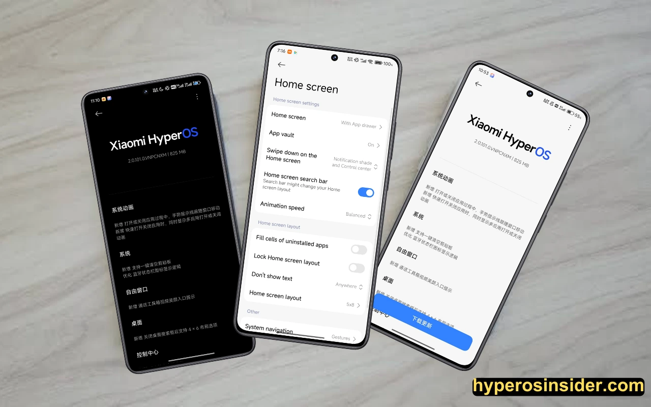 HyperOS 2.1 latest launcher feature