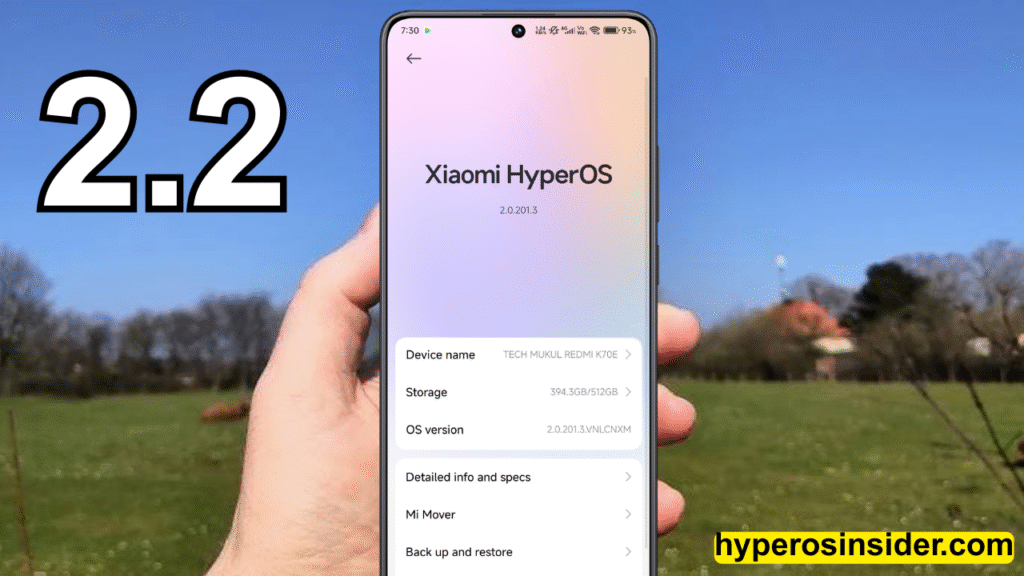 HyperOS 2.2 OS2.0.201.0