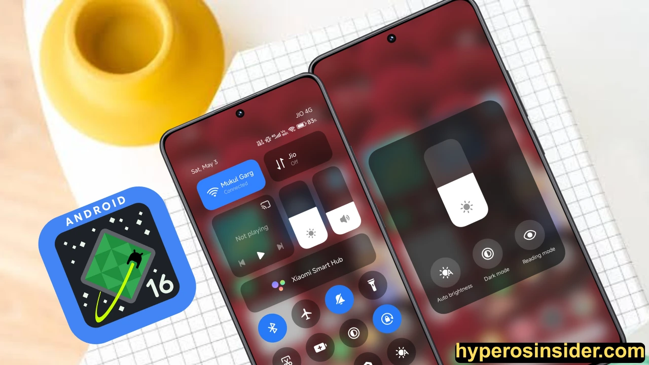 Android 16 Control Center First Look Revealed, What's coming in Xiaomi ...