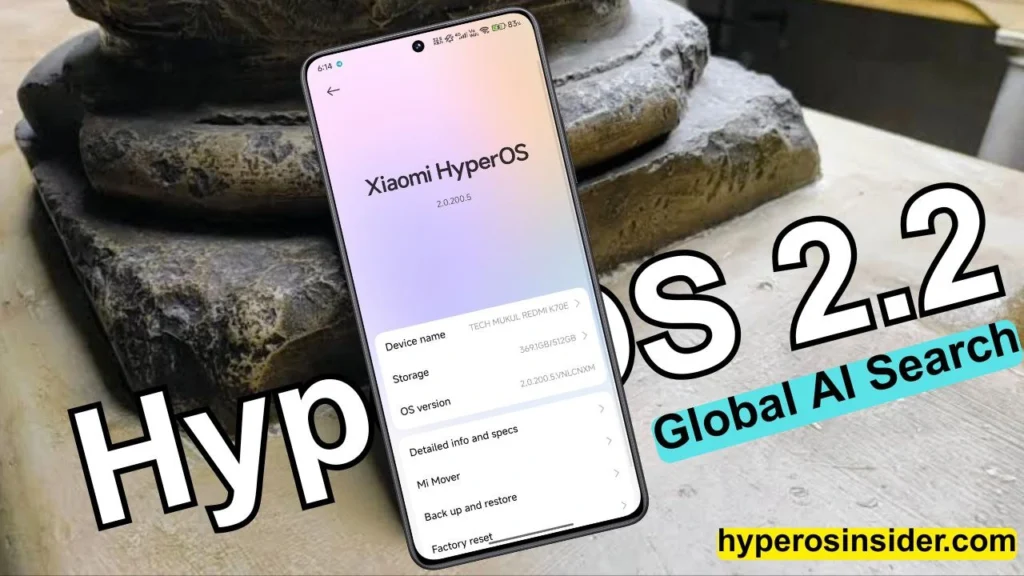 xiaomi hyperos 2.2 global ai search survey