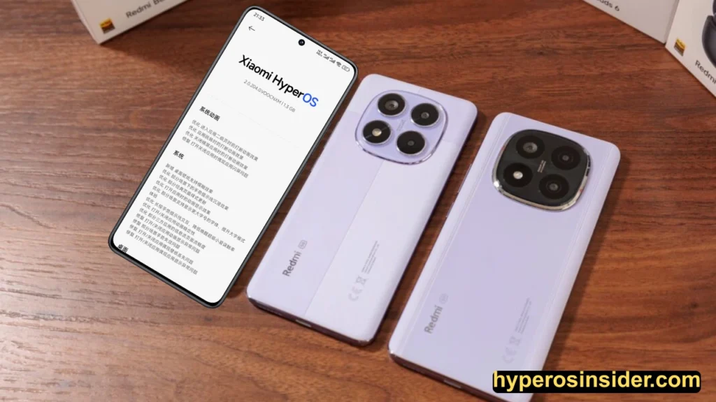 Redmi note 14 pro hyperos 2.2 update