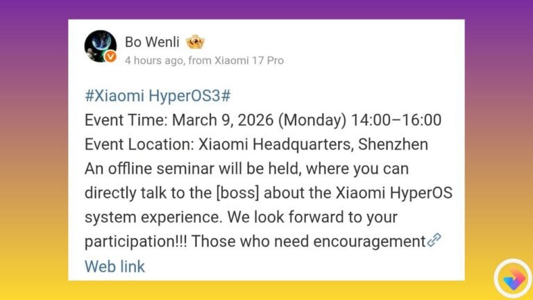 HyperOS 3 (2026) Event On March 9th - Big Stability Improvements Coming ...